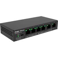 Reyee 6 Port 100 Mbps Unmanaged Desktop Switch 4x PoE+ 58 W